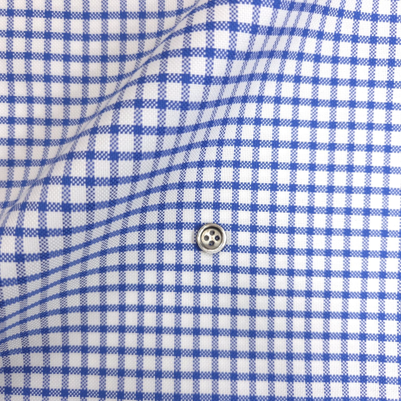 ドビーチェック／ブルー