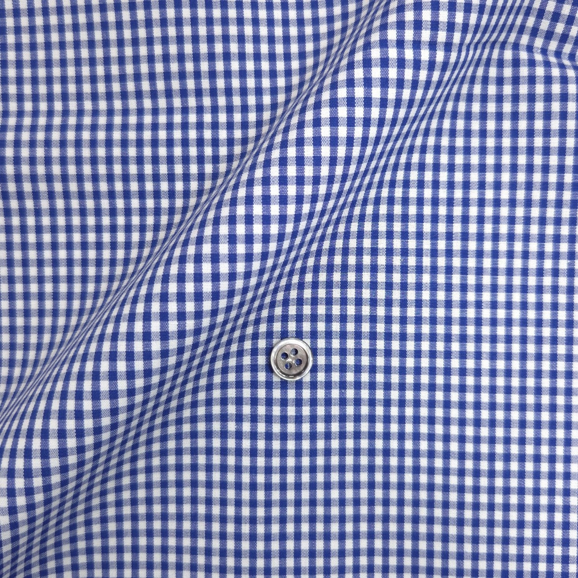 ギンガムチェック／ブルー